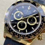 QF Factory Counterweight Rolex Daytona 126518LN-0008 40mm Yellow Gold Oysterflex Black Dial (6) QF Factory Counterweight Rolex Daytona 126518LN-0008 40mm Yellow Gold Oysterflex Black Dial