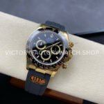 QF Factory Counterweight Rolex Daytona 126518LN-0008 40mm Yellow Gold Oysterflex Black Dial (9) QF Factory Counterweight Rolex Daytona 126518LN-0008 40mm Yellow Gold Oysterflex Black Dial