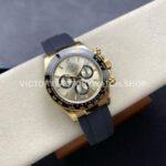 QF Factory Counterweight Rolex Daytona 126518LN-0010 40mm Yellow Gold Oysterflex Champagne Dial