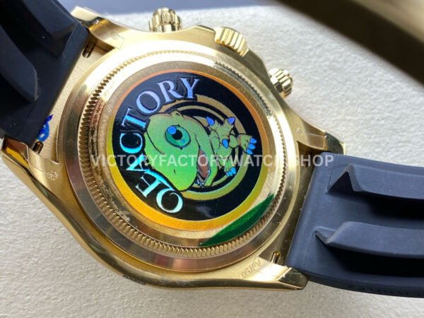 QF Factory Counterweight Rolex Daytona 126518LN-0010 40mm Yellow Gold Oysterflex Champagne Dial