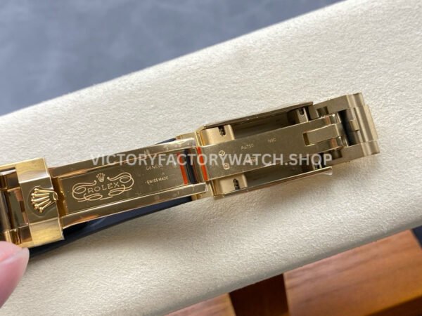 QF Factory Counterweight Rolex Daytona 126518LN-0014 40mm Yellow Gold Oysterflex Turquoise Blue Di (6) QF Factory Counterweight Rolex Daytona 126518LN-0014 40mm Yellow Gold Oysterflex Turquoise Blue Dial