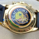 QF Factory Counterweight Rolex Daytona 126518LN-0014 40mm Yellow Gold Oysterflex Turquoise Blue Di (8) QF Factory Counterweight Rolex Daytona 126518LN-0014 40mm Yellow Gold Oysterflex Turquoise Blue Dial