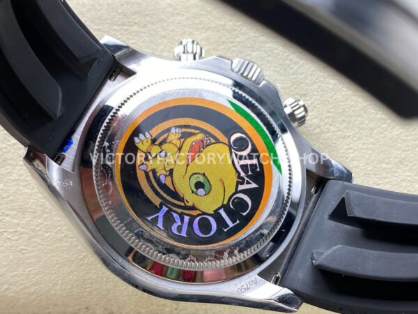 QF Factory Counterweight Rolex Daytona 126519LN-0002 40mm White Gold Oysterflex Black Dial (2) QF Factory Counterweight Rolex Daytona 126519LN-0002 40mm White Gold Oysterflex Black Dial