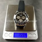 QF Factory Counterweight Rolex Daytona 126519LN-0002 40mm White Gold Oysterflex Black Dial (9) QF Factory Counterweight Rolex Daytona 126519LN-0002 40mm White Gold Oysterflex Black Dial