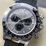 QF Factory Counterweight Rolex Daytona 126519LN-0006 40mm White Gold Oysterflex Grey Dial (5) QF Factory Counterweight Rolex Daytona 126519LN-0006 40mm White Gold Oysterflex Grey Dial