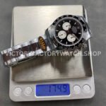 QF Factory Counterweight Rolex Daytona 126529LN 40mm Full White Gold White Eye Black Dial (5) QF Factory Counterweight Rolex Daytona 126529LN 40mm Full White Gold White Eye Black Dial
