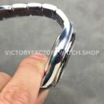 QF Factory Counterweight Rolex Daytona 126529LN 40mm Full White Gold White Eye Black Dial (8) QF Factory Counterweight Rolex Daytona 126529LN 40mm Full White Gold White Eye Black Dial