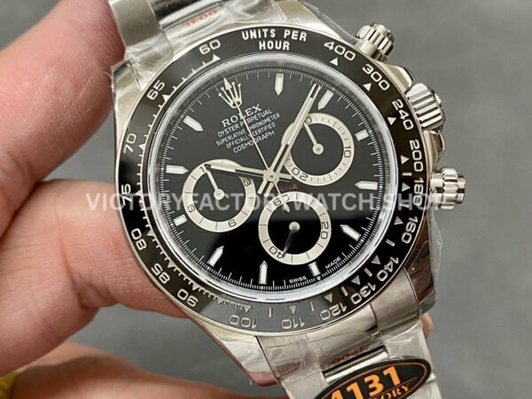 QF Factory Rolex Daytona 126500LN-0002 40mm Full 904L Black Dial