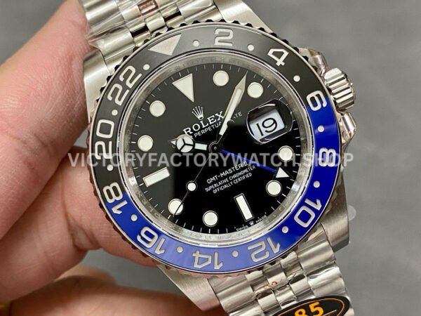 QF Factory Rolex GMT-Master II 126710BLNR-0002 40mm Full 904L Black Dial Jubilee