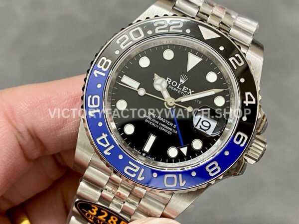 QF Factory Rolex GMT-Master II 126710BLNR-0002 40mm Full 904L Black Dial Jubilee