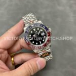 QF Factory Rolex GMT-Master II 126710BLRO-0001 40mm Full 904L Black Dial Jubilee