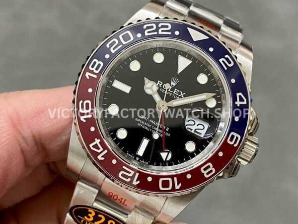 QF Factory Rolex GMT-Master II 126710BLRO-0002 40mm Full 904L Black Dial (1) QF Factory Rolex GMT-Master II 126710BLRO-0002 40mm Full 904L Black Dial