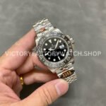 QF Factory Rolex GMT-Master II 126710GRNR-0003 40mm Full 904L Black Dial Jubilee (8) QF Factory Rolex GMT-Master II 126710GRNR-0003 40mm Full 904L Black Dial Jubilee