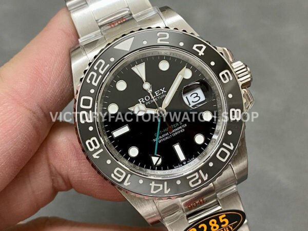 QF Factory Rolex GMT-Master II 126710GRNR-0004 40mm Full 904L Black Dial (7) QF Factory Rolex GMT-Master II 126710GRNR-0004 40mm Full 904L Black Dial