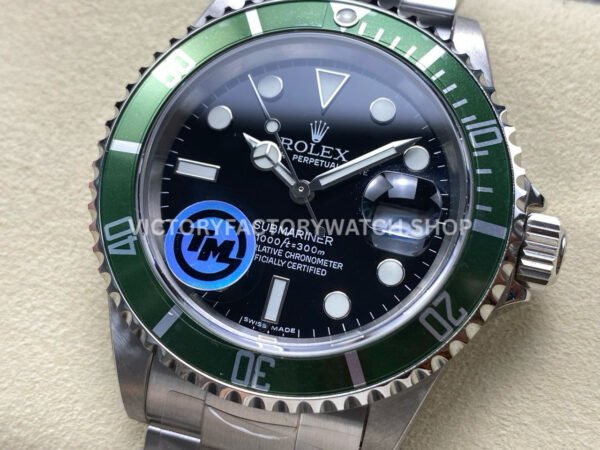TM Factory Rolex Submariner Kermit 16610LV 40mm Full 904L Black Dial No Engraving