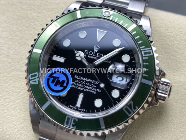 TM Factory Rolex Submariner Kermit 16610LV 40mm Full 904L Black Dial