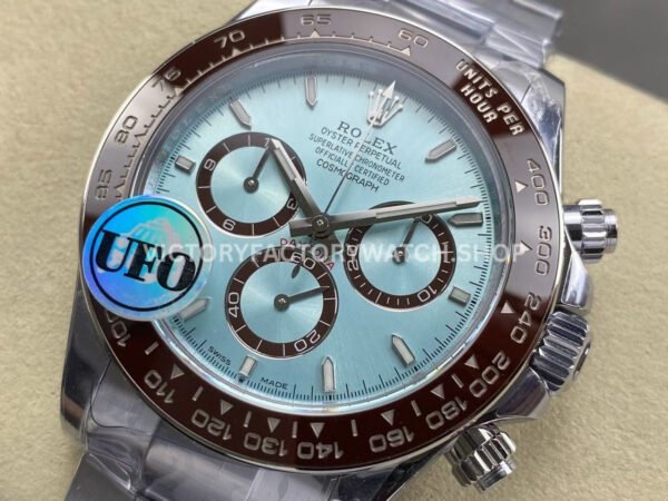 UFO Factory Counterweight Rolex Daytona 126506-0001 40mm Full Platinum Sky Blue Dial