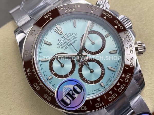 UFO Factory Counterweight Rolex Daytona 126506-0001 40mm Full Platinum Sky Blue Dial