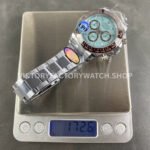 UFO Factory Counterweight Rolex Daytona 126506-0002 40mm Full Platinum Ice Blue Diamond Baguette Dial