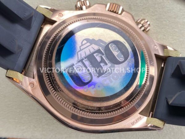 UFO Factory Counterweight Rolex Daytona 126515LN-0006 40mm Rose Gold Oysterflex Sundust Dial