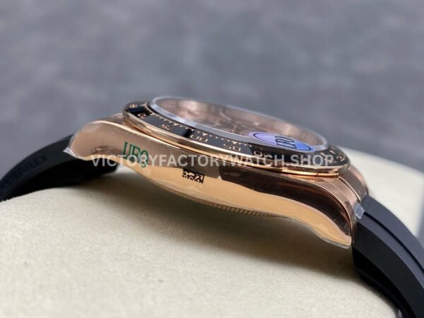 UFO Factory Counterweight Rolex Daytona 126515LN-0006 40mm Rose Gold Oysterflex Sundust Dial