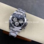 UFO Factory Rolex Daytona 126509-0001 40mm Full White Gold Black Dial (5) UFO Factory Rolex Daytona 126509-0001 40mm Full White Gold Black Dial
