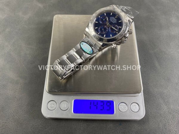 UFO Factory Rolex Daytona 126509-0002 40mm Full White Gold Diamond Black Dial