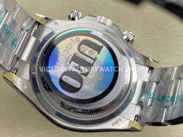 UFO Factory Rolex Daytona 126509-0002 40mm Full White Gold Diamond Black Dial