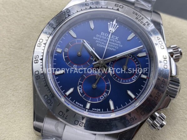 UFO Factory Rolex Daytona 126509-0005 40mm White Gold Blue Dial