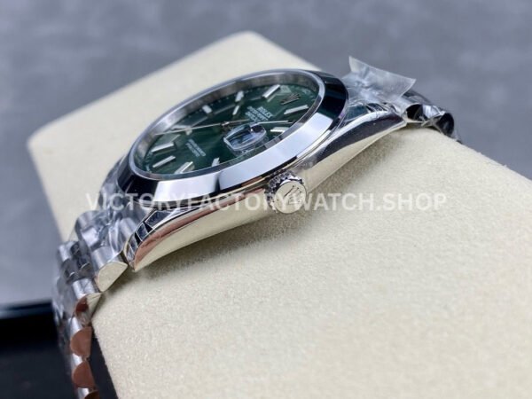 VS Factory Counterweight Rolex Datejust 126300-0020 41mm Smooth Bezel Full 904L Mint Green Dial Jubilee