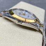 VS Factory Counterweight Rolex Datejust 126303-0016 41mm Yellow Gold Smooth Bezel Half Yellow Gold White Dial Jubilee
