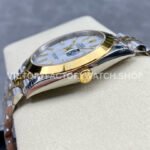 VS Factory Counterweight Rolex Datejust 126303-0016 41mm Yellow Gold Smooth Bezel Half Yellow Gold White Dial Jubilee