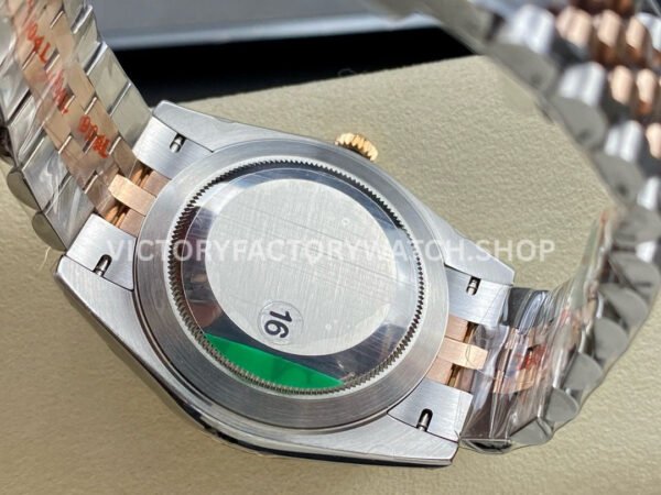 VS Factory Counterweight Rolex Datejust 126331-0002 41mm Half Rose Gold Brown Dial Jubilee (6) VS Factory Counterweight Rolex Datejust 126331-0002 41mm Half Rose Gold Brown Dial Jubilee