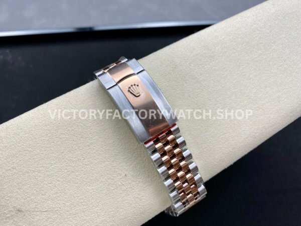 VS Factory Counterweight Rolex Datejust 126331-0002 41mm Half Rose Gold Brown Dial Jubilee (8) VS Factory Counterweight Rolex Datejust 126331-0002 41mm Half Rose Gold Brown Dial Jubilee