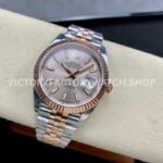 VS Factory Counterweight Rolex Datejust 126331-0010 41mm Half Rose Gold Pink Dial Jubilee (3) VS Factory Counterweight Rolex Datejust 126331-0010 41mm Half Rose Gold Pink Dial Jubilee