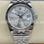 VS Factory Counterweight Rolex Datejust 126334-0004 41mm Full 904L Silver Dial Jubilee (1) VS Factory Counterweight Rolex Datejust 126334-0004 41mm Silver Dial Super Clone Watch