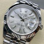 VS Factory Counterweight Rolex Datejust 126334-0004 41mm Full 904L Silver Dial Jubilee (2) VS Factory Counterweight Rolex Datejust 126334-0004 41mm Full 904L Silver Dial Jubilee