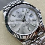 VS Factory Counterweight Rolex Datejust 126334-0004 41mm Full 904L Silver Dial Jubilee (8) VS Factory Counterweight Rolex Datejust 126334-0004 41mm Full 904L Silver Dial Jubilee