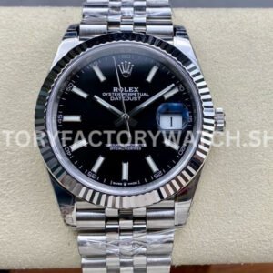 VS Factory Counterweight Rolex Datejust 126334-0018 41mm Black Dial Super Clone Watch