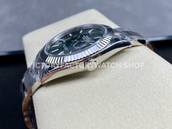VS Factory Counterweight Rolex Datejust 126334-0027 41mm Full 904L Mint Green Dial
