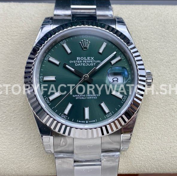 VS-Factory-Counterweight Rolex Datejust 126334-0027 41mm Super Clone Watch