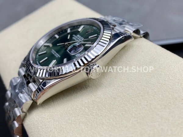 VS Factory Counterweight Rolex Datejust 126334-0028 41mm Full 904L Mint Green Dial Jubilee