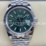 VS Factory Rolex Datejust 126334 41mm 904L Mint Green Dial Jubilee Replica Watch