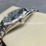 VS Factory Counterweight Rolex Datejust 126334-0030 41mm Full 904L Fluted Motif Green Dial Jubilee