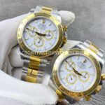 VS Factory Counterweight Rolex Daytona 126503-0001 40mm Half Yellow Gold White Dial