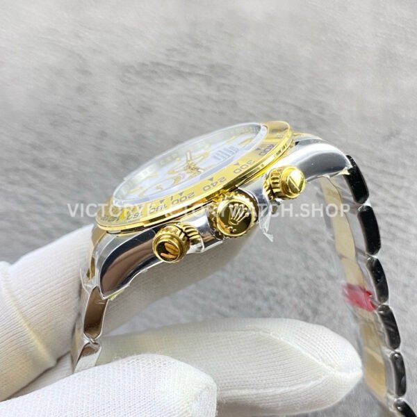 VS Factory Counterweight Rolex Daytona 126503-0001 40mm Half Yellow Gold White Dial