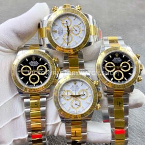 VS Factory Counterweight Rolex Daytona 126503-0001 40mm Half Yellow Gold White Dial