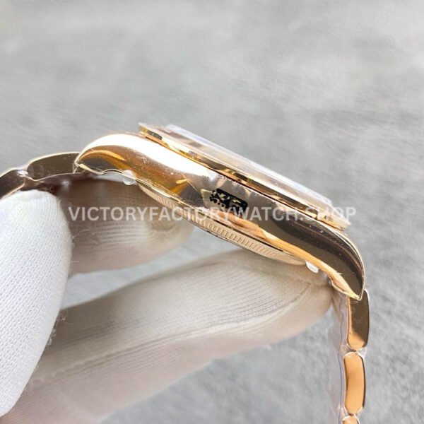 VS Factory Counterweight Rolex Daytona 126505-0001 40mm Full Rose Gold Black Dial