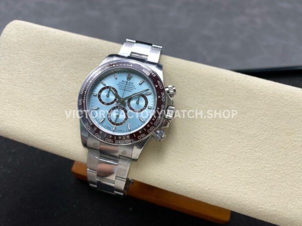 VS Factory Counterweight Rolex Daytona 126506-0001 40mm Full Platinum Ice Blue Dial