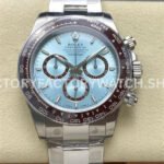 VS Factory Counterweight Rolex Daytona 126506-0001 40mm Full Platinum Ice Blue Dial Replica Watch